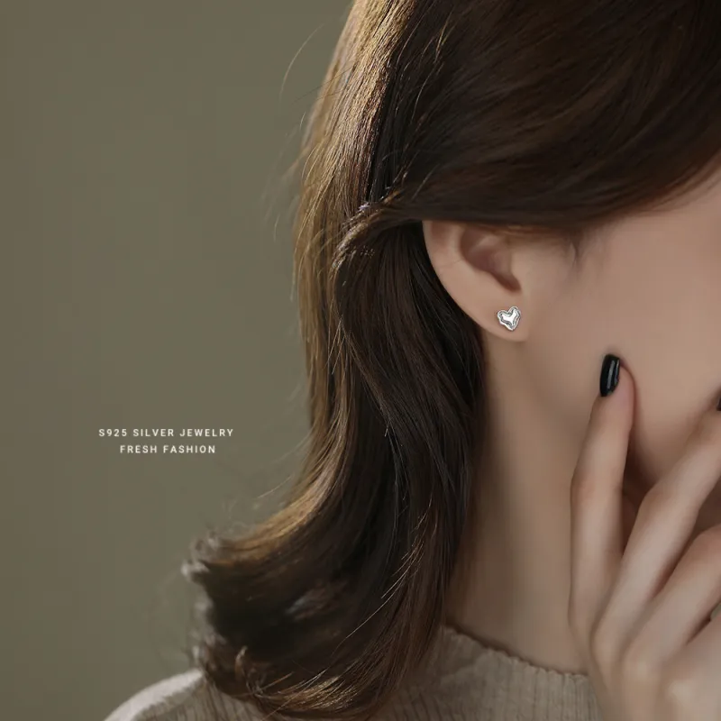 MONI JEWELLERY S925 Silver Stud Earrings Women's-1