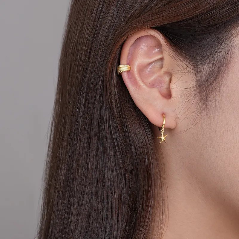MONI JEWELLERY S925 Silver Unique Design Earrings Luxury Versatility Romantic Atmosphere Clip on Earrings Women's-3