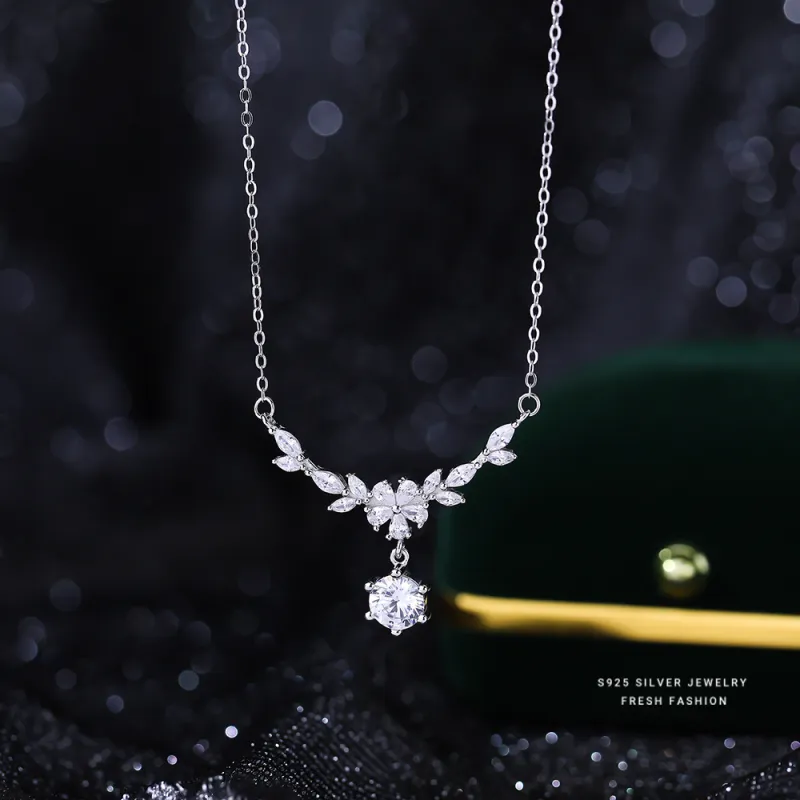 MONI JEWELLERY S925 Silver Necklaces Women's-6