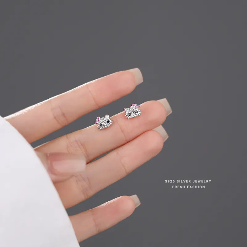 MONI JEWELLERY S925 Sterling Silver Stud Earrings Women's-5