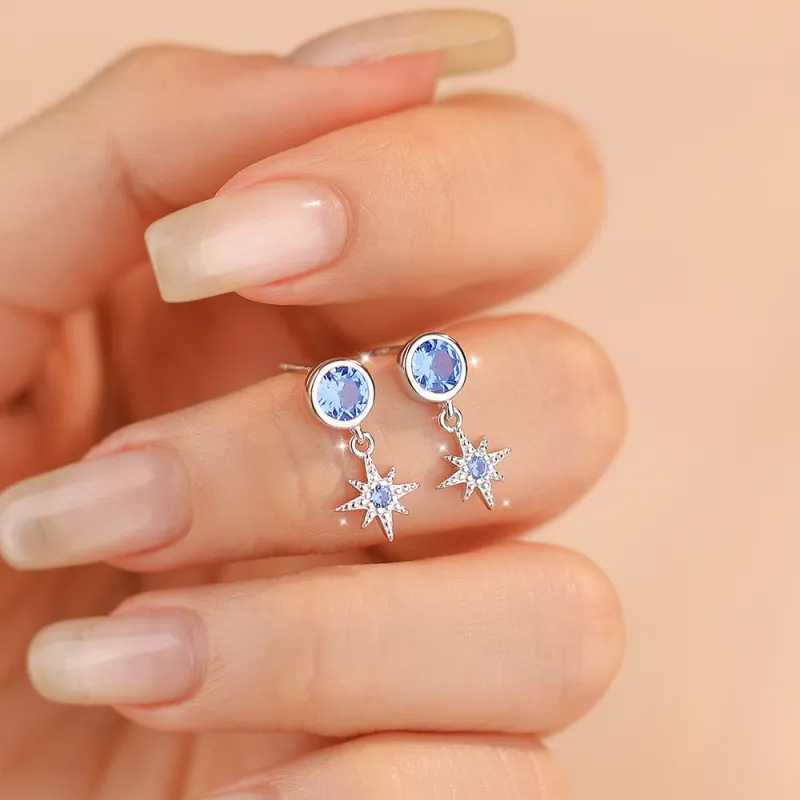 MONI JEWELLERY S925 Silver Stud Earrings Women's-3