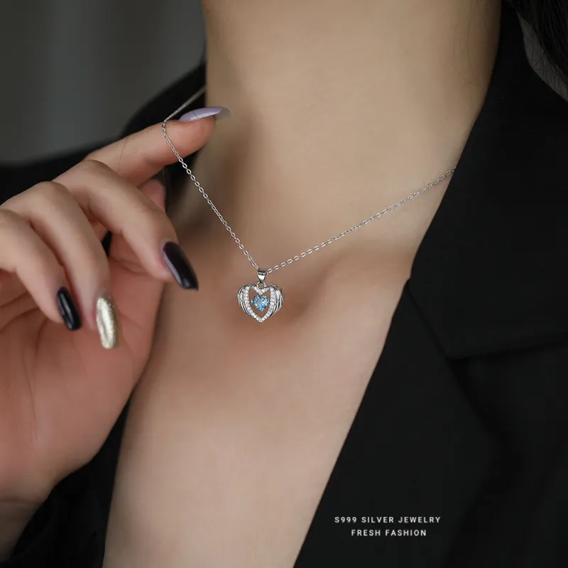 MONI JEWELLERY S999 Fine Silver Necklaces Women's-3