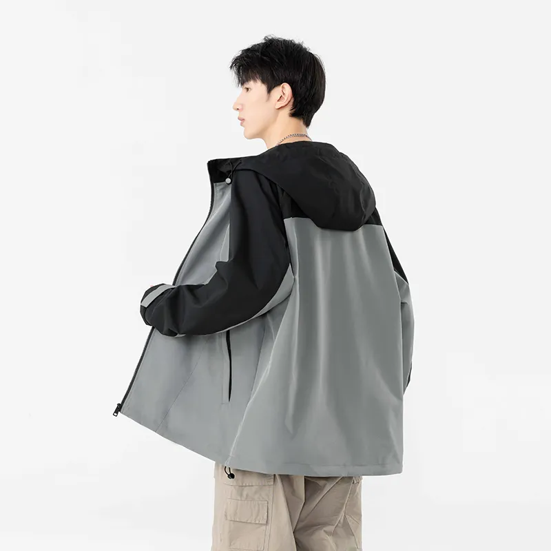 JEEP SPIRIT Outdoor Hiking Windproof Abrasion Resistant Thermal Windbreaker Jacket Unisex-10