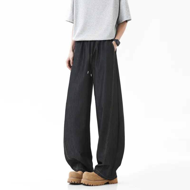 OKUS Summer Ice Silk Jeans Unisex-5