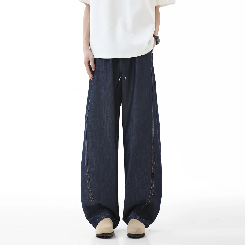 OKUS Summer Ice Silk Jeans Unisex-8