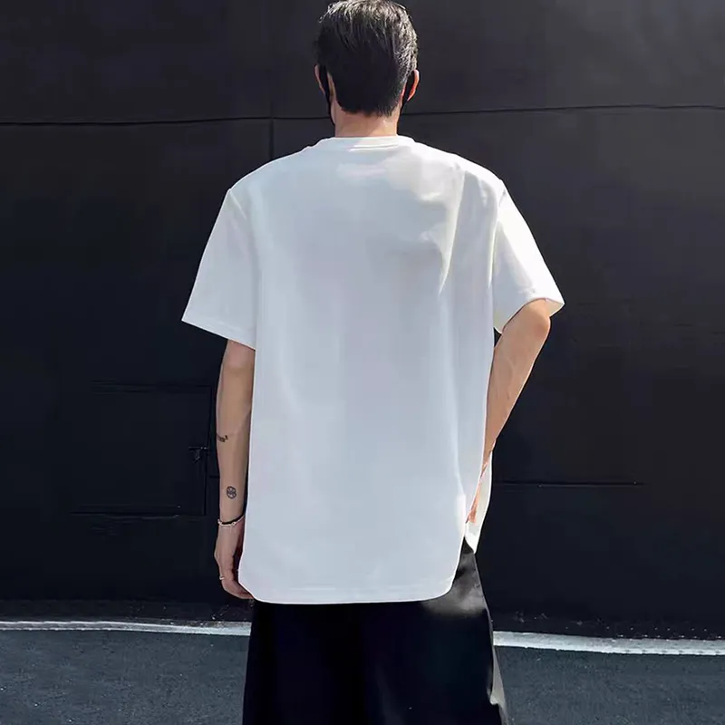 WELTER EXPERIMENT Minimalist Style Basic T Shirt Unisex-11