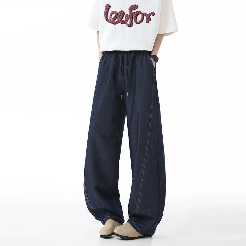 OKUS Summer Ice Silk Jeans Unisex-10