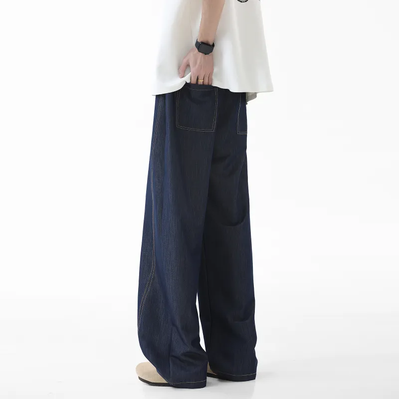 OKUS Summer Ice Silk Jeans Unisex-12