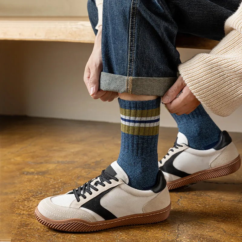 Miguel Mid Calf Socks Men's Combo Set-21