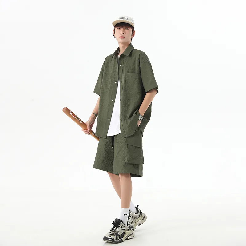 Essential For Summer. Fashion Shirt Matching Set Unisex-1