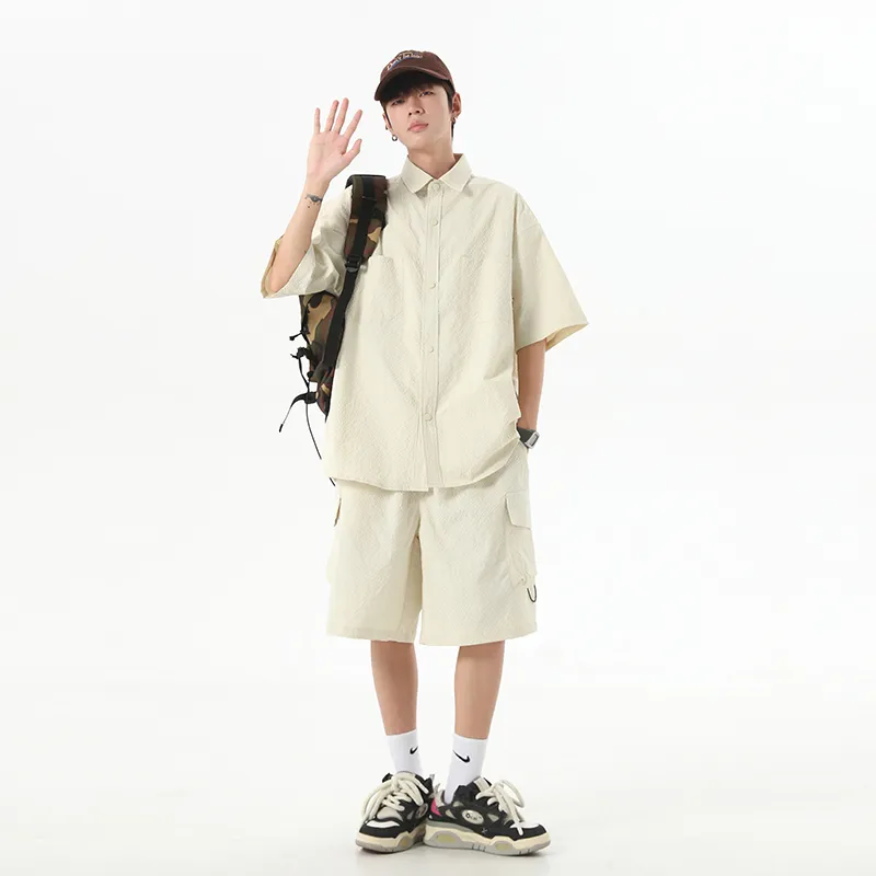 Essential For Summer. Fashion Shirt Matching Set Unisex-3