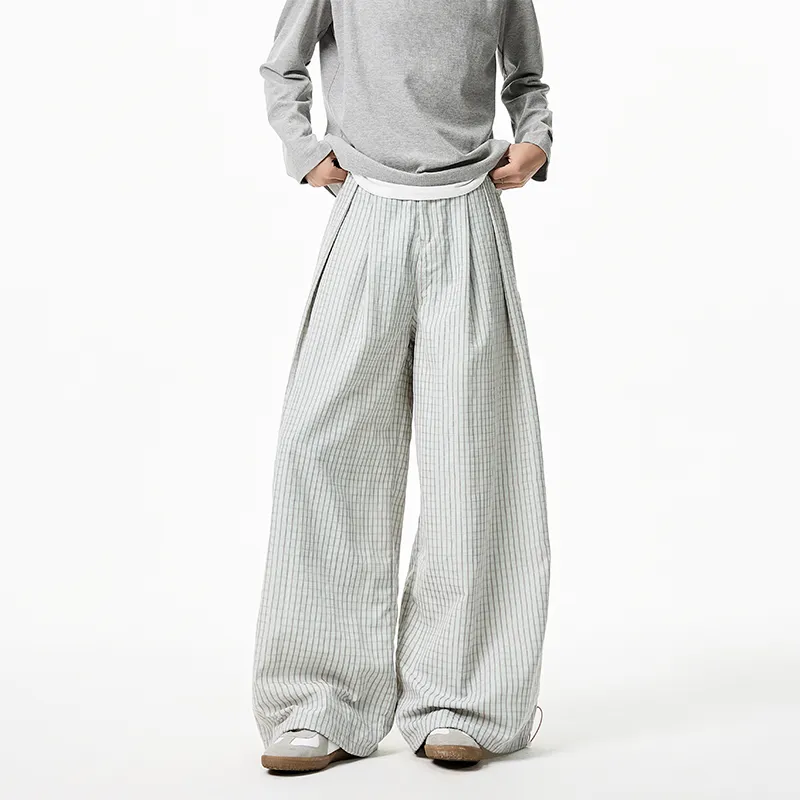 VESIBO Casual Pants Unisex Green-2