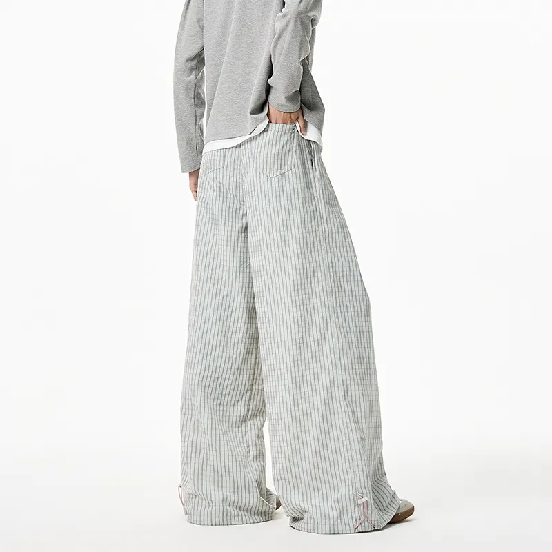 VESIBO Casual Pants Unisex Green-3