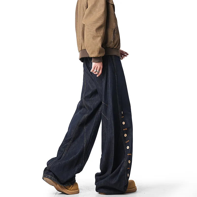TESTUNG Jeans Unisex Classic Vintage Blue-6