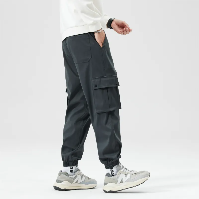 T IRA Cargo Pants Unisex Dark Purple-9