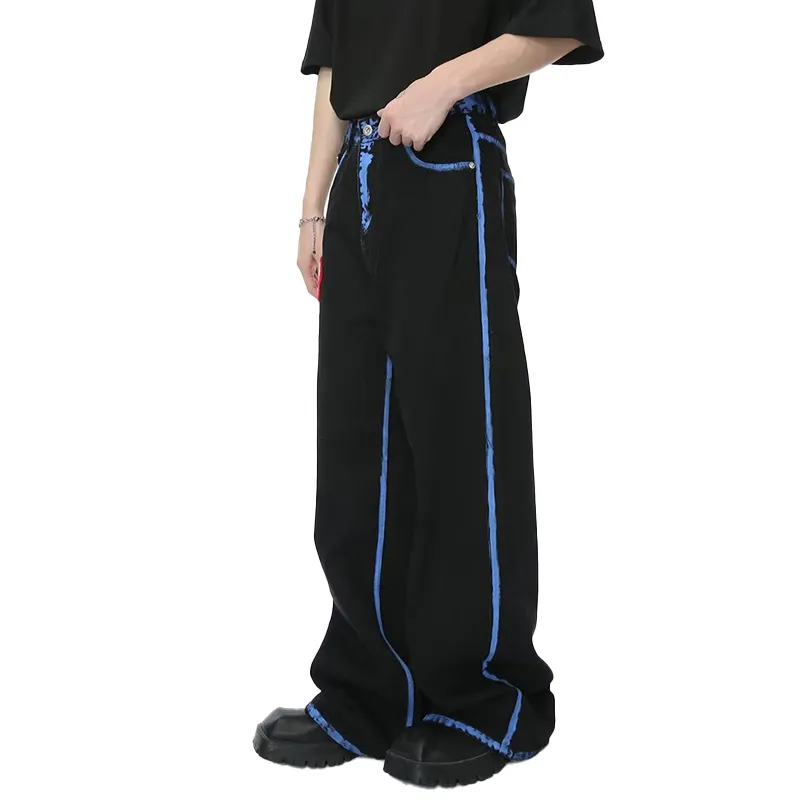 T IRA Jeans Unisex Blue Black-1