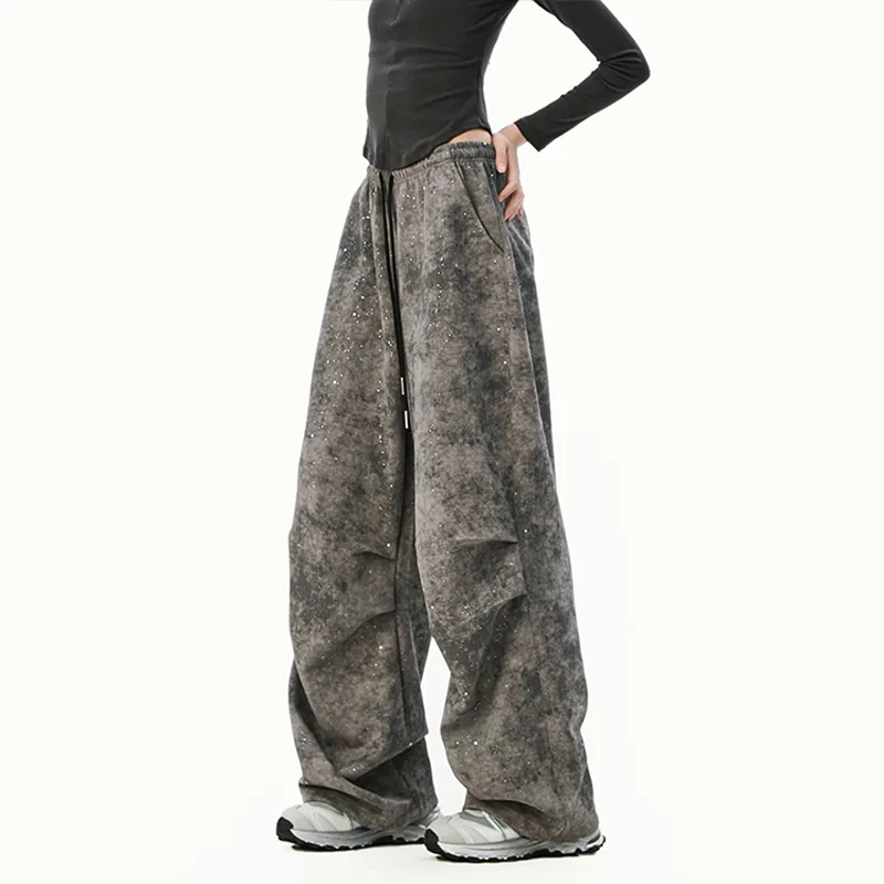 T IRA Casual Pants Unisex Gray-1