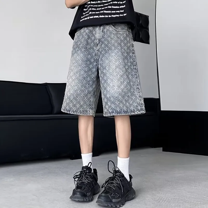 T IRA Denim Shorts Unisex-4