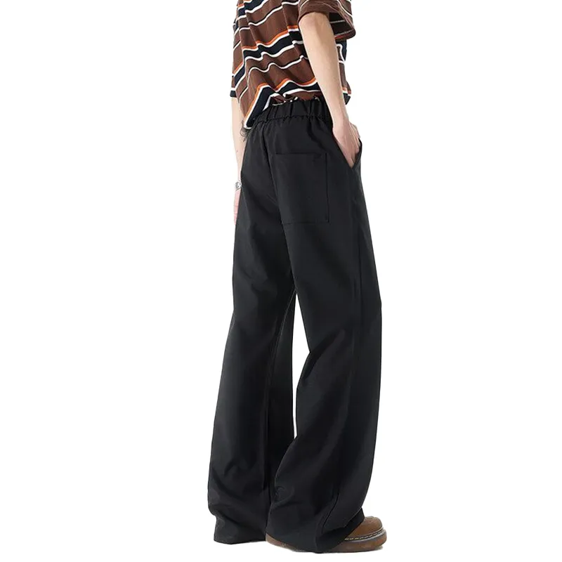 T IRA Suit Trousers Unisex Black[Straight Fit Bootcut]-2