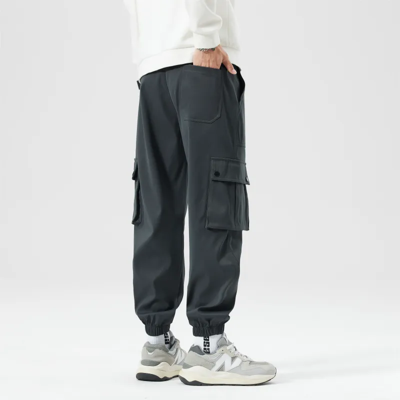 T IRA Cargo Pants Unisex Dark Purple-6