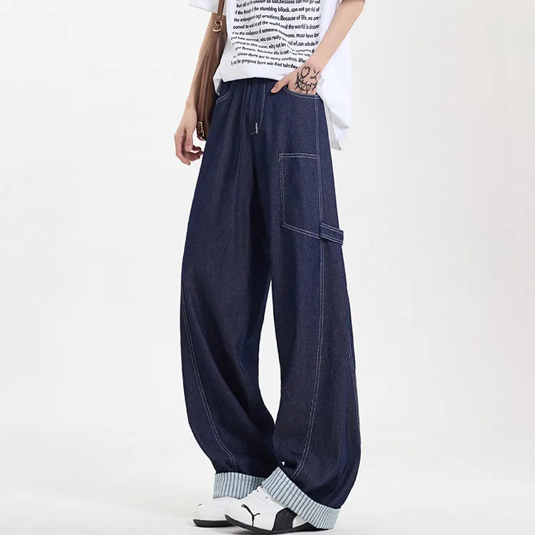 T IRA Jeans Unisex Denim Blue-3