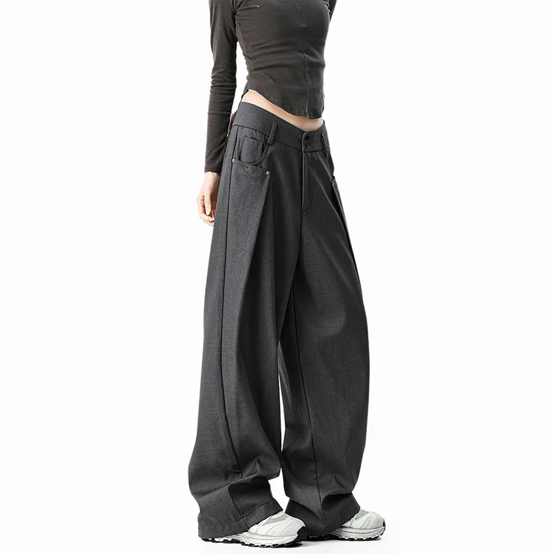 T-IRA Casual Pants Unisex Brocade Gourd Purple-2