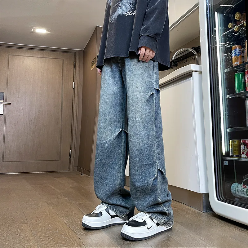 PAINT STAIN Jeans Unisex Dark Purple-32