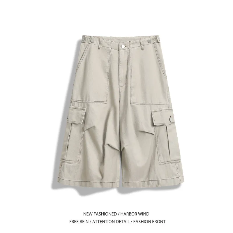 PAINT STAIN Cargo Shorts Unisex-20