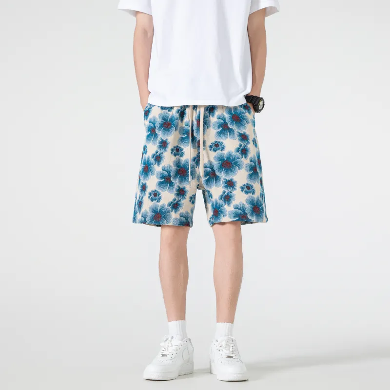 T IRA Casual Shorts Unisex Bali Blue-2