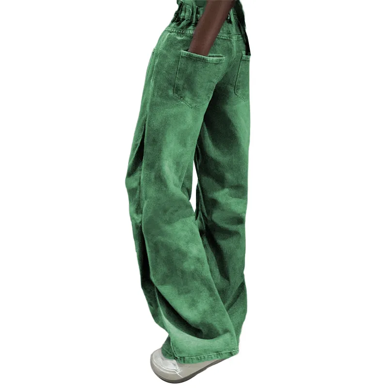 PAINT STAIN Jeans Unisex Dark Purple-457