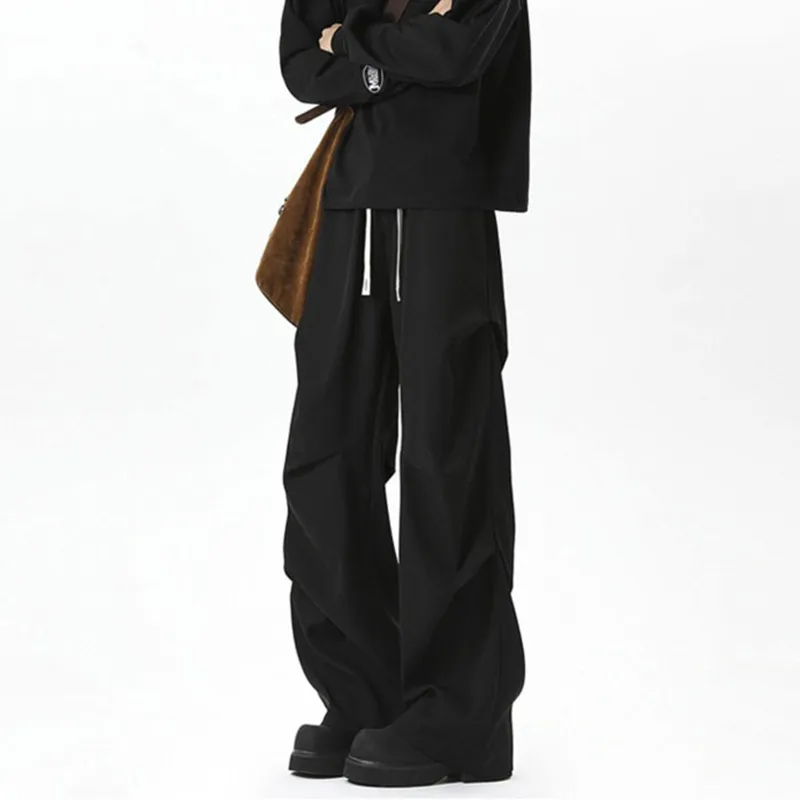 T IRA Casual Pants Unisex Black-4