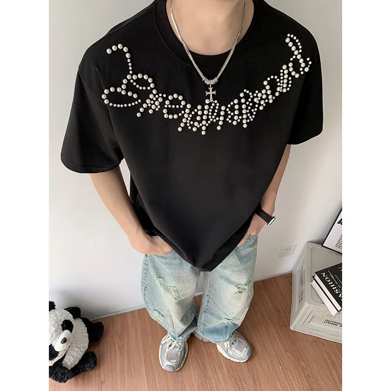 T IRA T Shirts Unisex 3D Effect Black Bead-2
