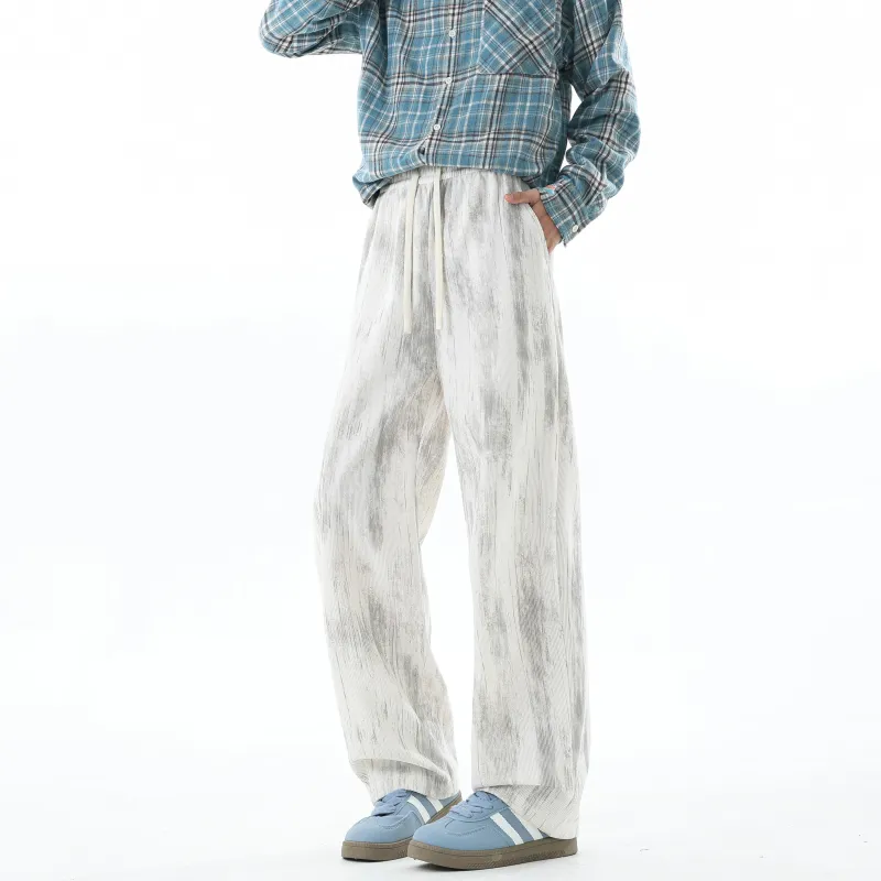 T-IRA Casual Pants Unisex Beige-5