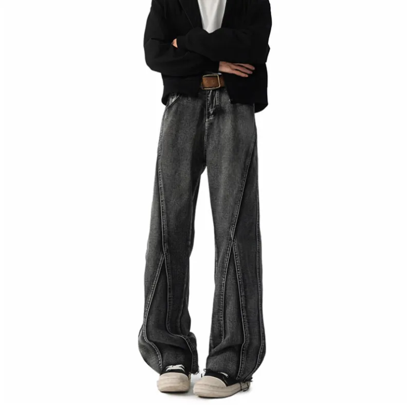 T IRA Jeans Unisex Black Gray Color-4
