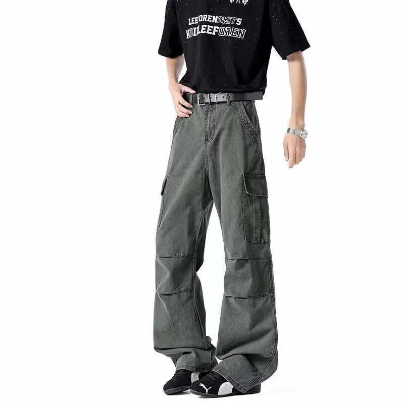 T IRA Jeans Unisex Army Green-2