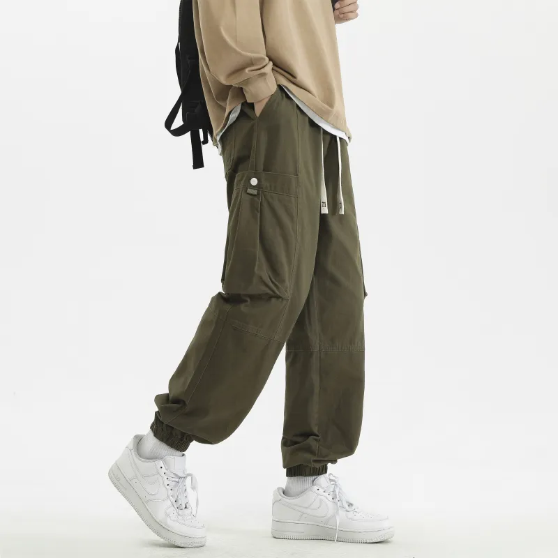 T IRA Cargo Pants Unisex Orange Red-18