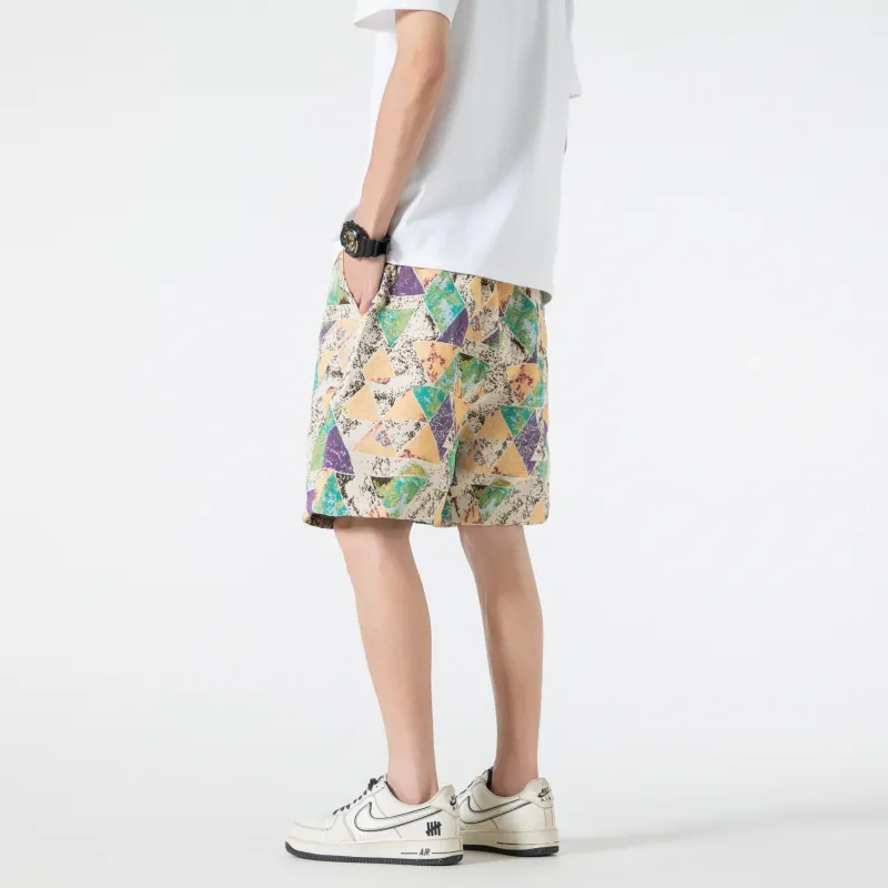 T IRA Shorts Unisex Schönbrunn Yellow-3