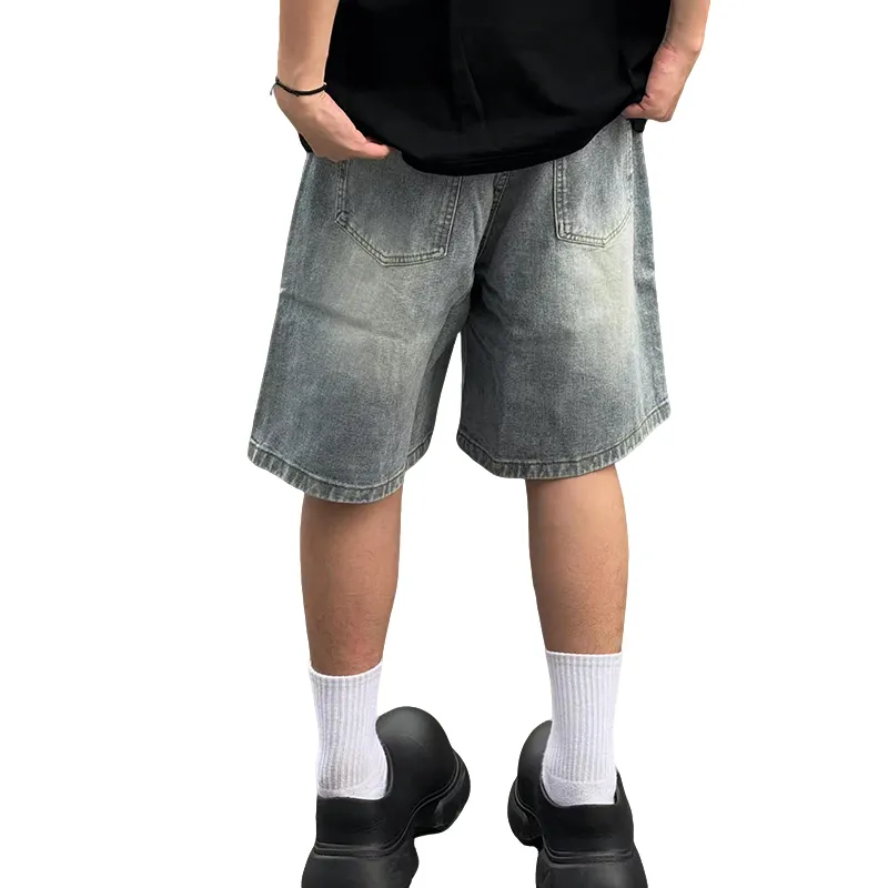 TESTUNG Denim Shorts Unisex-29