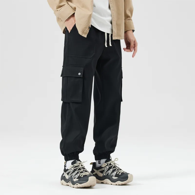 T IRA Cargo Pants Unisex Dark Purple-3