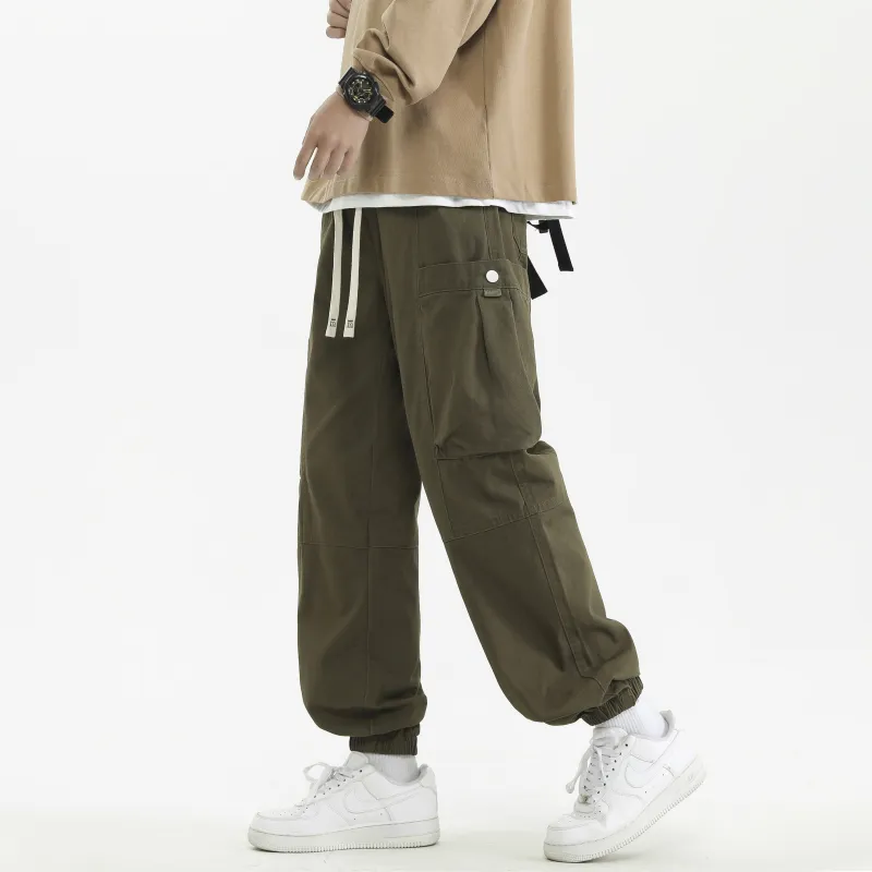 T IRA Cargo Pants Unisex Orange Red-16