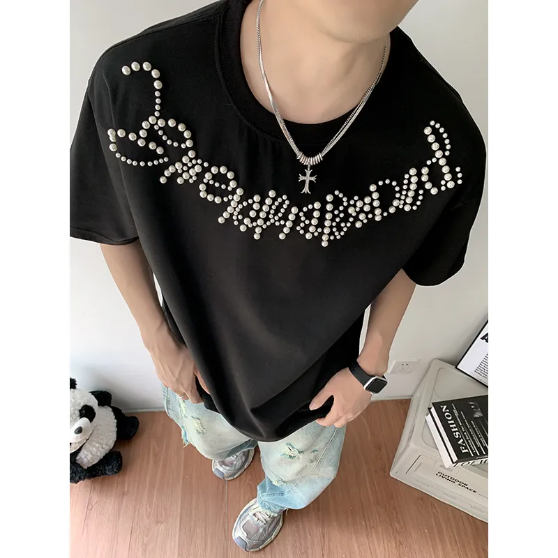 T IRA T Shirts Unisex 3D Effect Black Bead-4