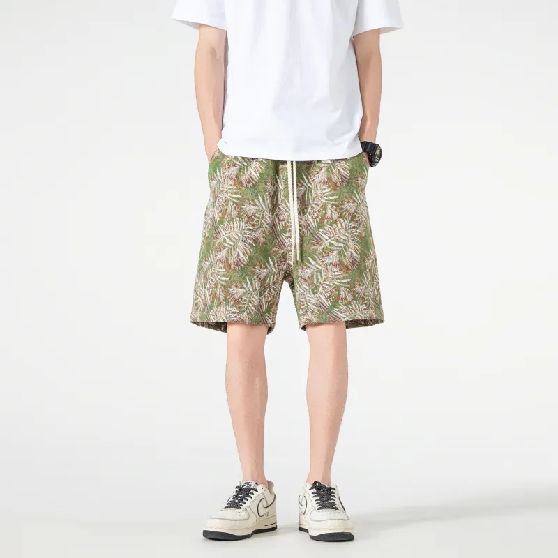 T IRA Casual Shorts Unisex Fiji Green-2