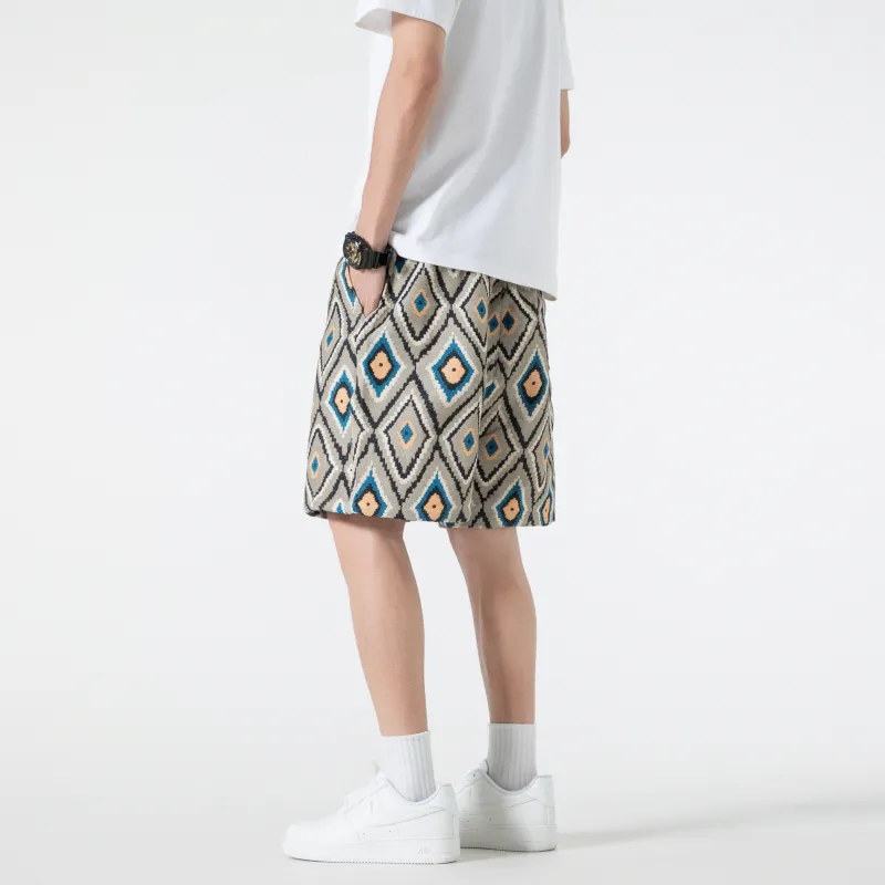 T IRA Casual Shorts Unisex Santorini Gray-4