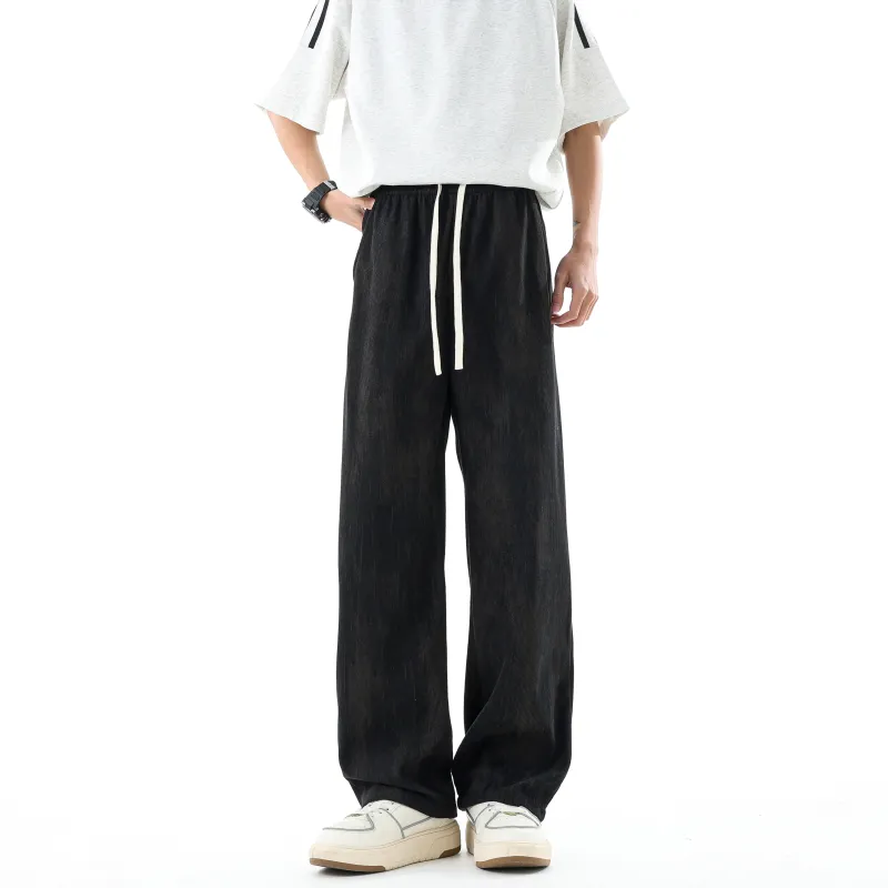 T-IRA Casual Pants Unisex Beige-8