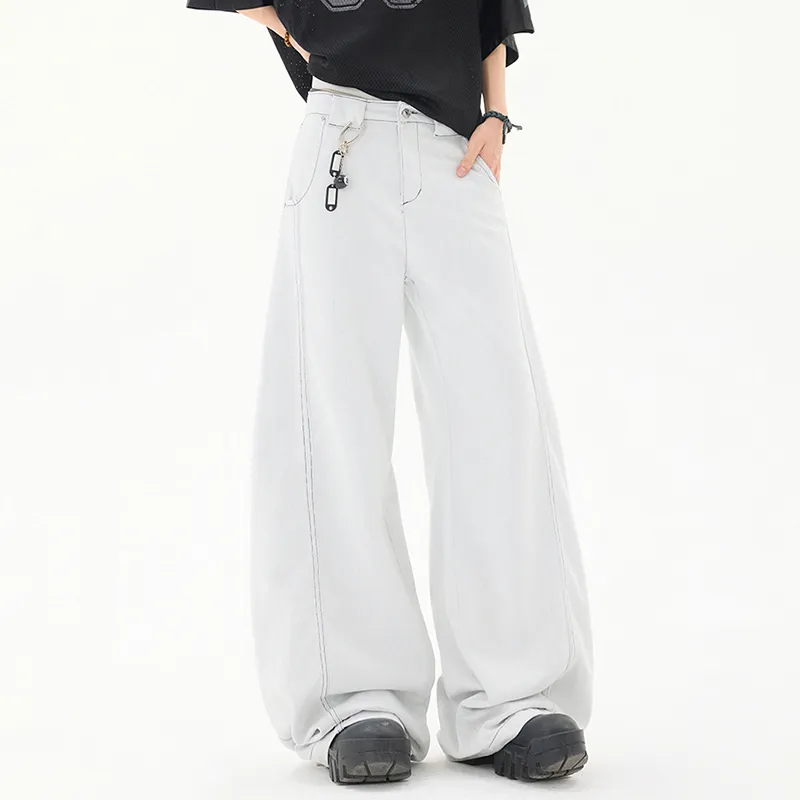 T IRA Jeans Unisex White-2
