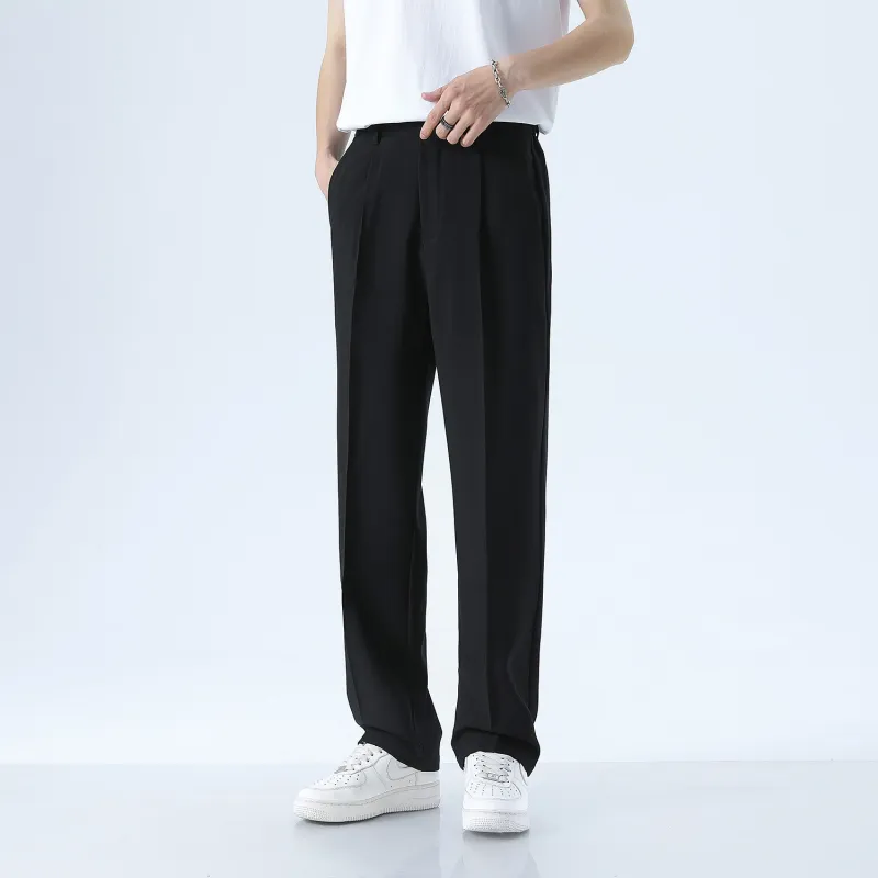 TESTUNG Classic Suit Pants Unisex-8