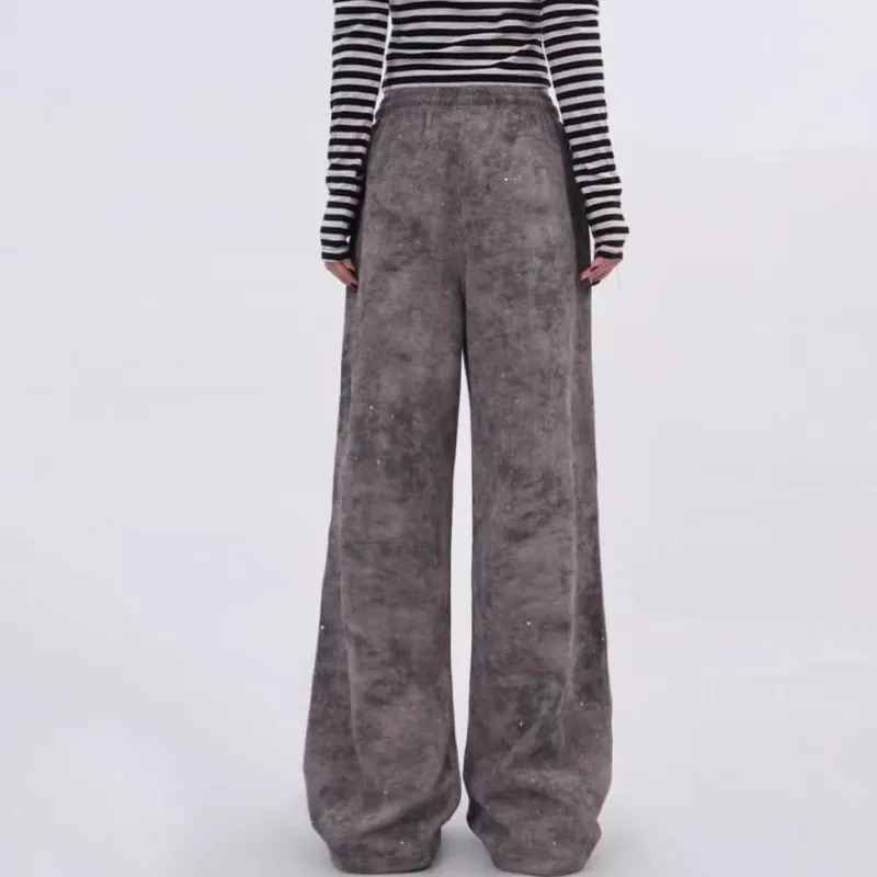 T IRA Casual Pants Unisex Gray-2