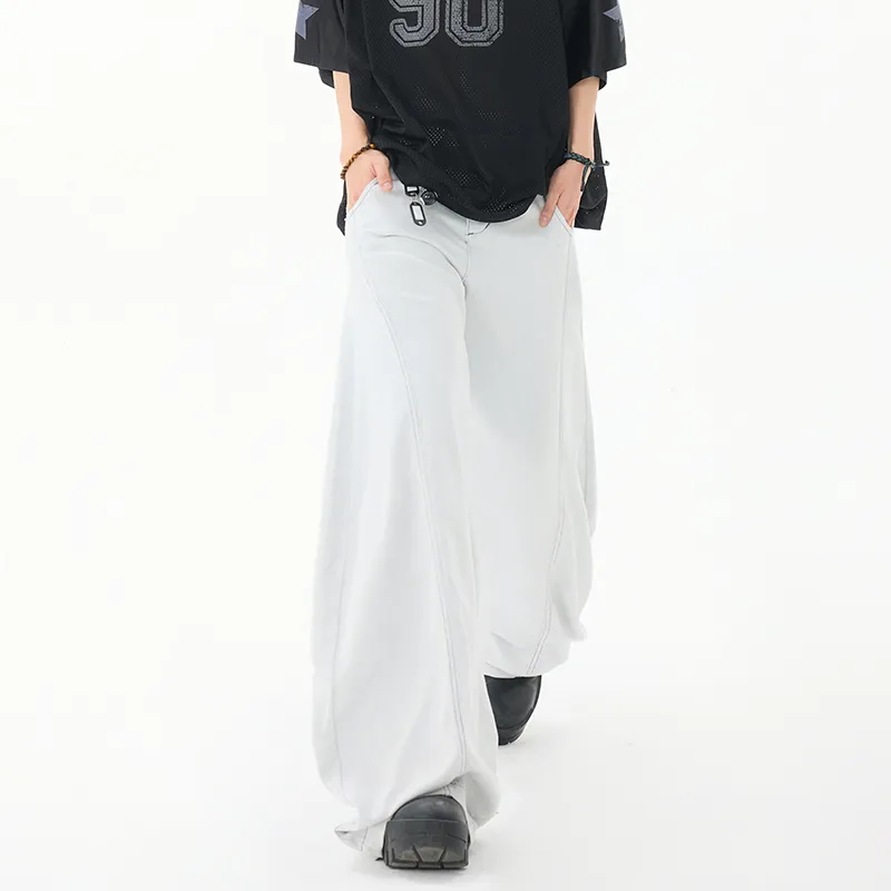 T IRA Jeans Unisex White-3