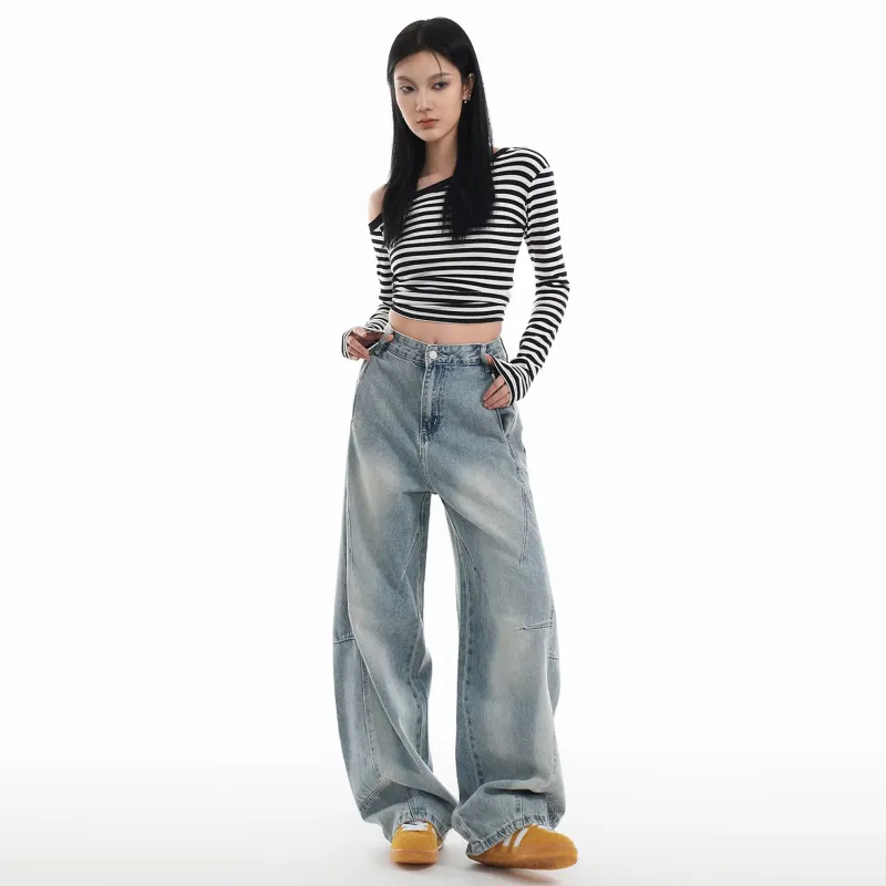 T-IRA Jeans Unisex Blue-7