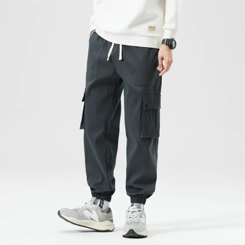 T IRA Cargo Pants Unisex Dark Purple-8